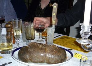 Haggis at a Burns Supper