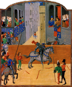 John de Beaumont, 2nd Lord of Beaumont, is deathly wounded in tournament at 14 April 1342.
