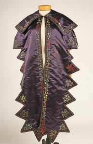 Pelerine, British c. 1835 embroidered silk. Metropolitan Museum of Art, Irene Lewisohn Trust