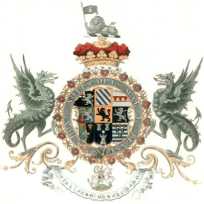 Coat of Arms of the 1st Duke of Marlborough with Wyverns