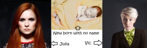 Julia baby n Vic